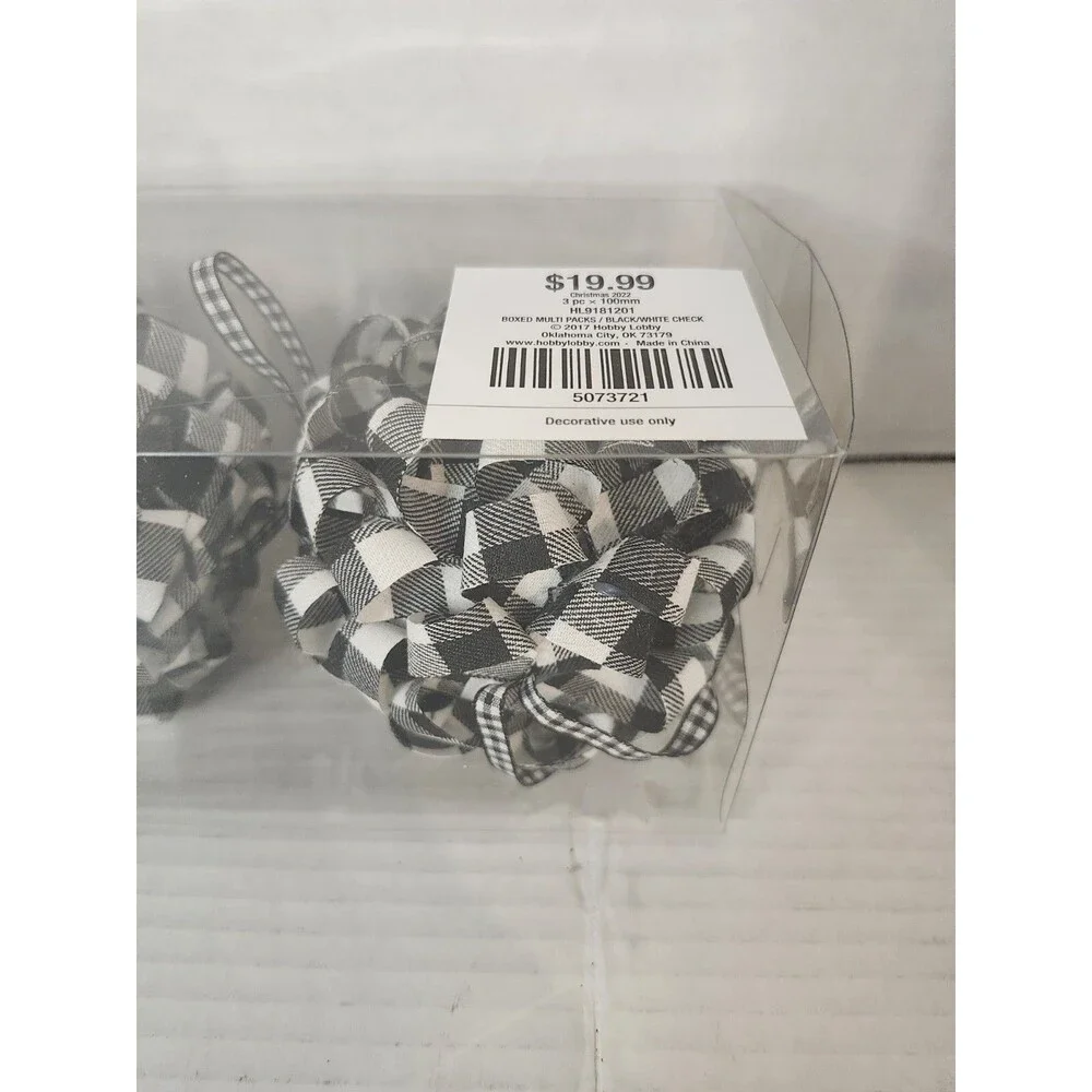 Pack Of 3 Christmas Ornaments From Hobby Lobby